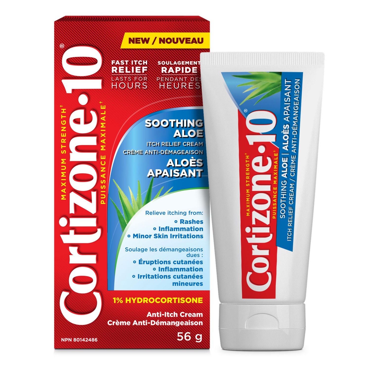 Soothing Aloe Itch Relief 1% Hydrocortisone Cream