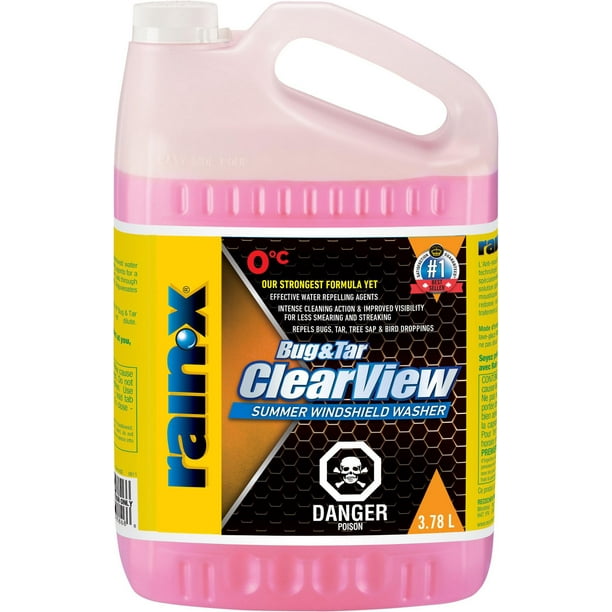 Rain-X ClearView Bug & Tar Windshield Washer Fluid - Walmart.ca