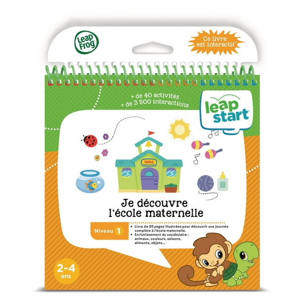 LeapFrog LeapStart Je découvre L'école maternelle - Livre d'activité - Édition française