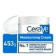 CeraVe Moisturizing Cream Hydratant quotidien pour le visage et le corps pour la peau sèche avec de l'acide hyaluronique et 3 céramides | Sans parfum Crème hydratante 453g – image 2 sur 8