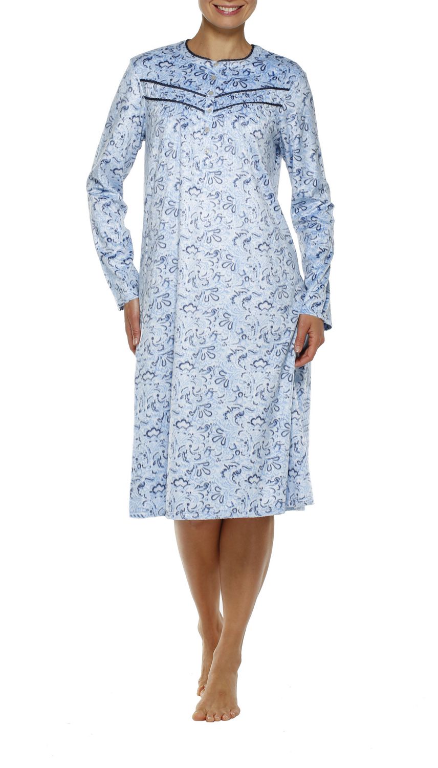 fleece gowns for women