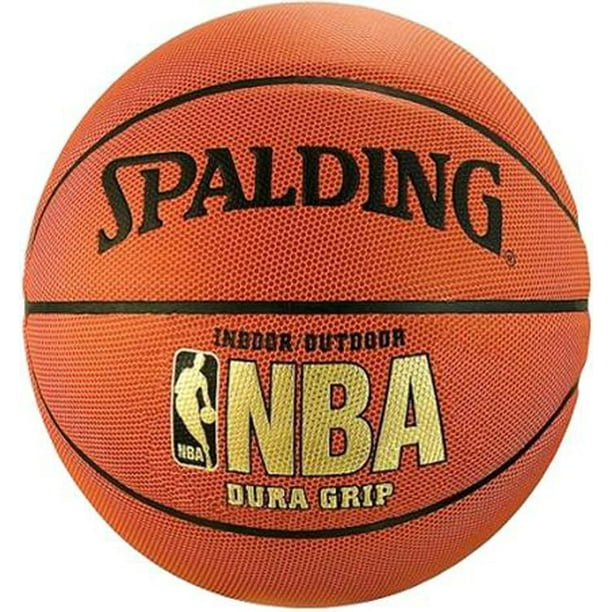 Ballon de basket-ball Dura Grip de Spalding NBA en cuir composite