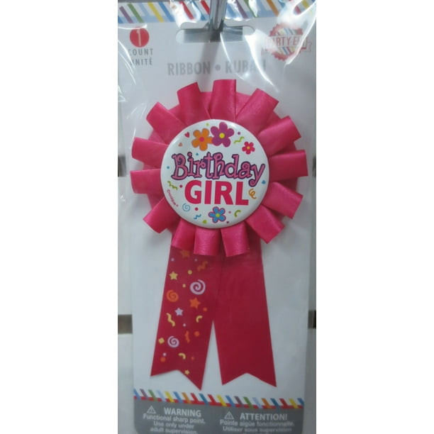 Ruban à imprimé « Birthday Girl » de Party Eh!