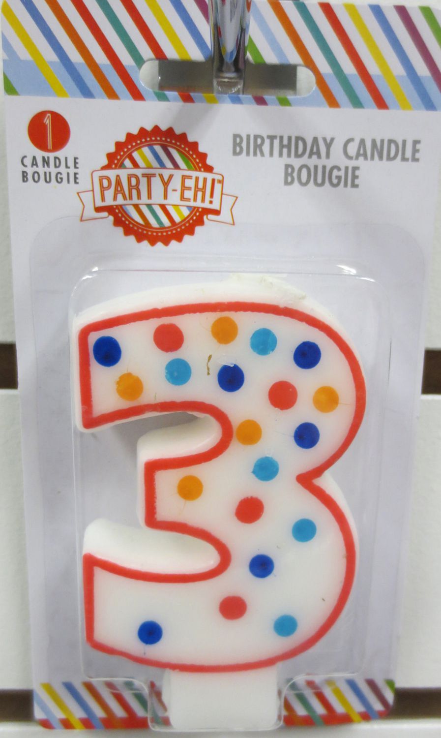 Party Eh! #3 Birthday Candle | Walmart Canada