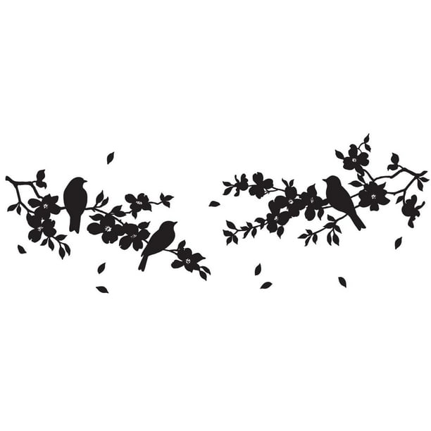 Birds & Branches Wall Decal Walmart.ca