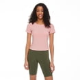 thumbnail image 1 of No Boundaries Women's Short Sleeve Baby Tee, 1 of 6