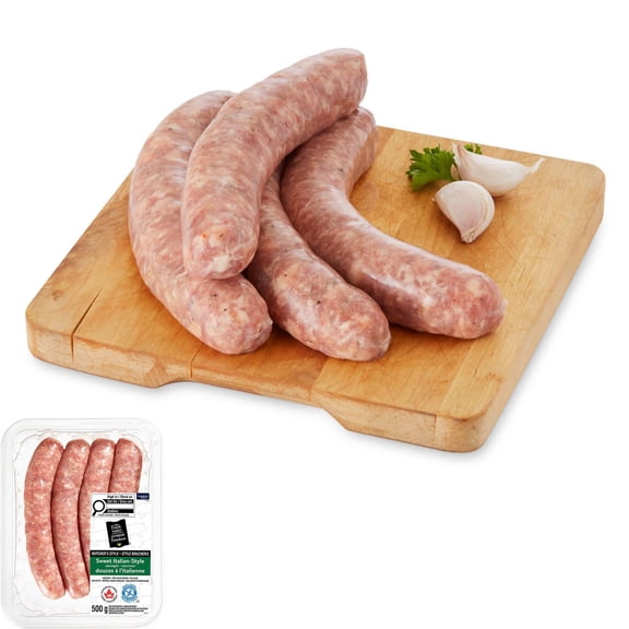 Butcher Style Sweet Italian Pork Dinner Sausages, Your Fresh Market, 500 g