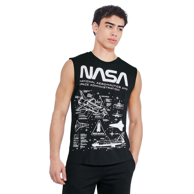 NASA Men's Graphic Muscle Tank