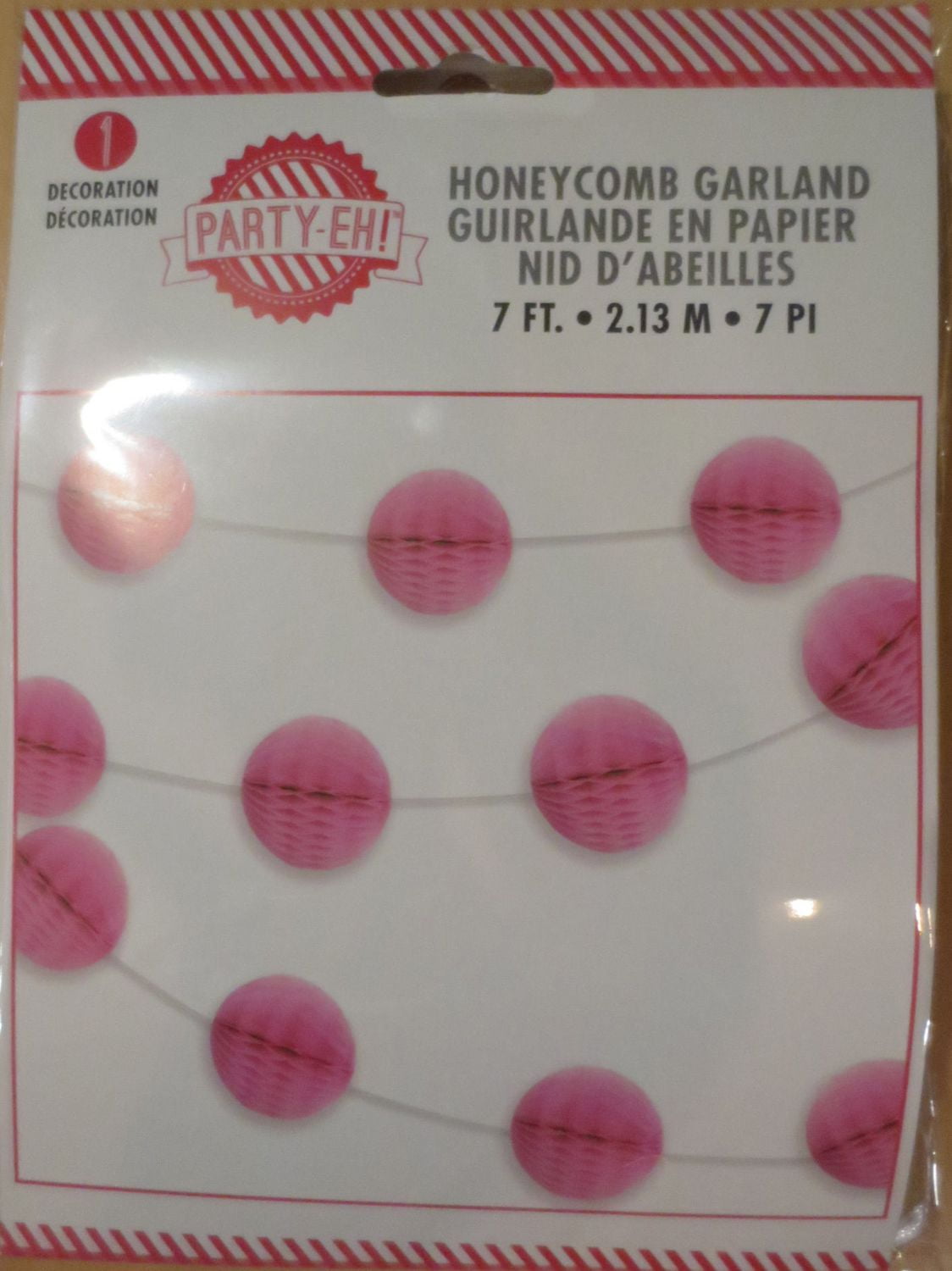 honeycomb garland paper decorations