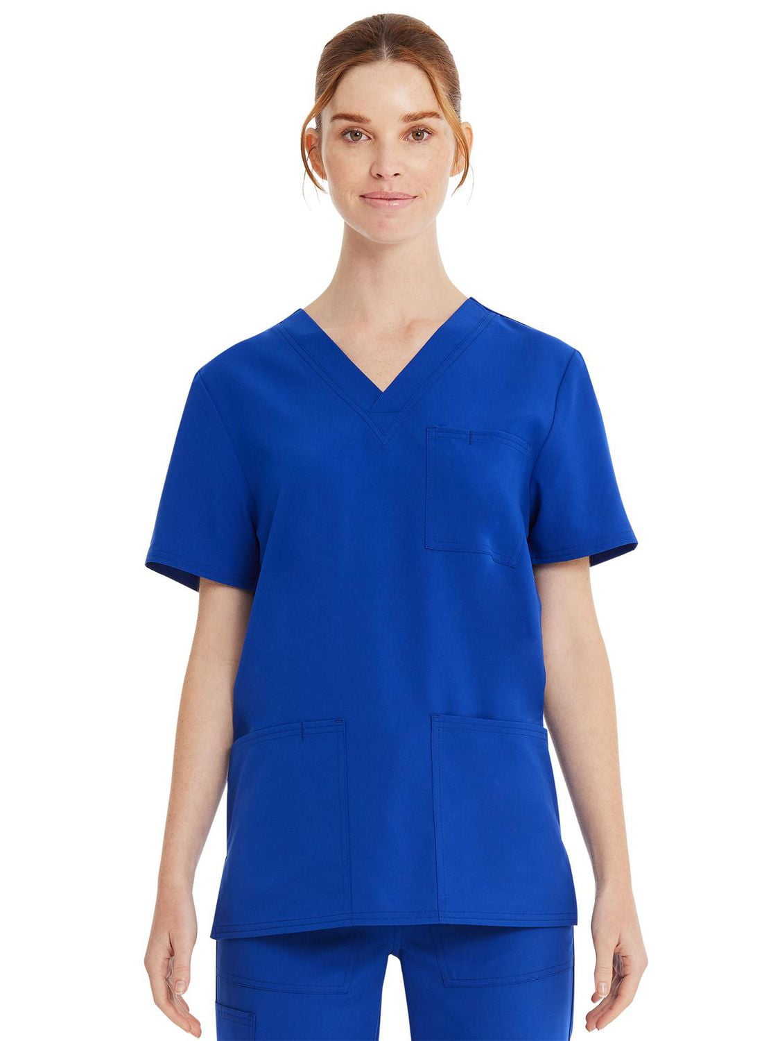 Haut d’uniforme médical à encolure en V Core Essentials unisexe Scrubstar WC846