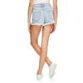 thumbnail image 3 of No Boundaries Women's High-Rise Denim Short, 3 of 6