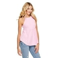 thumbnail image 2 of No Boundaries Women's Babydoll Halter Top, 2 of 6