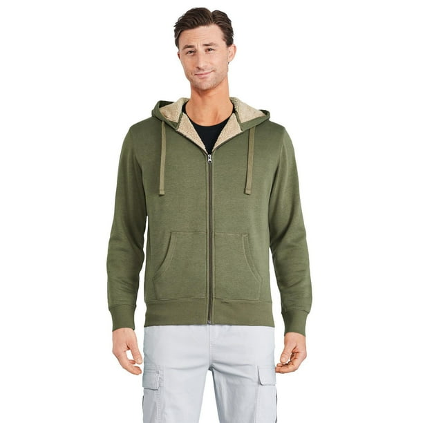 George Men's Sherpa Fleece Hoodie - Walmart.ca