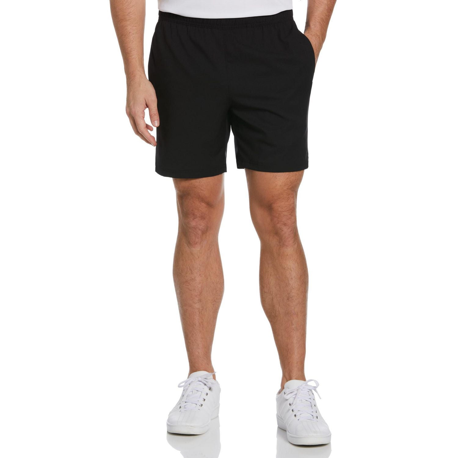 Grand Slam Tennis Men's Solid Athletic Tennis 7" Short With Drawstring