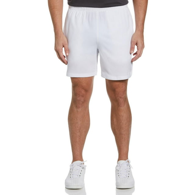 Grand Slam Tennis Men's Solid Athletic Tennis 7" Short With Drawstring