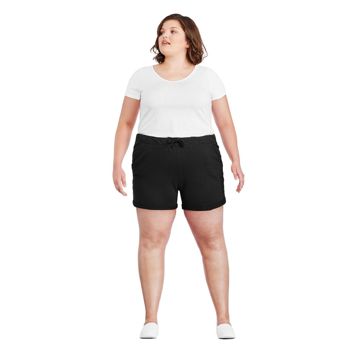 Plus size clearance terry shorts