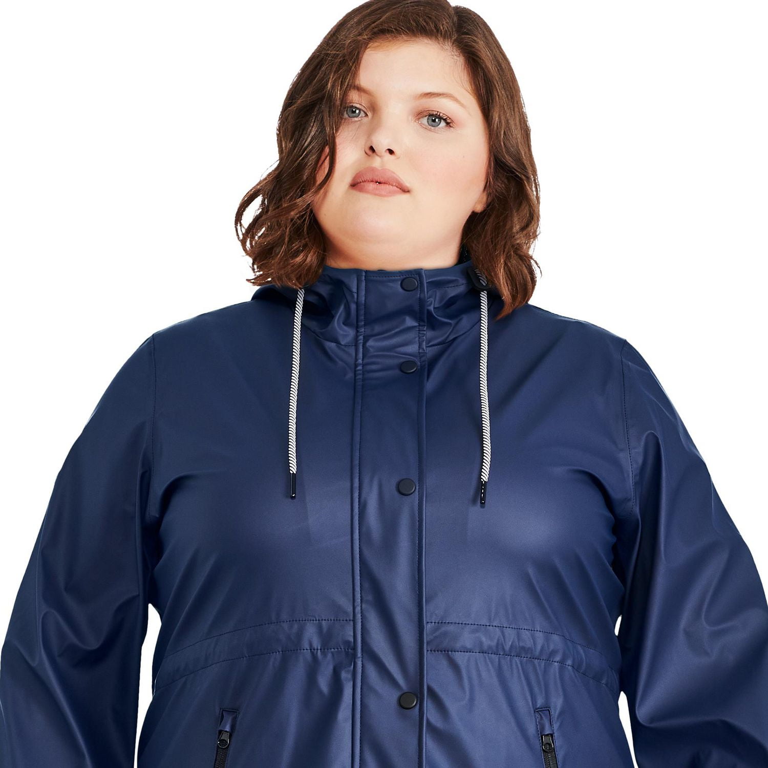 Plus size rain deals jacket walmart