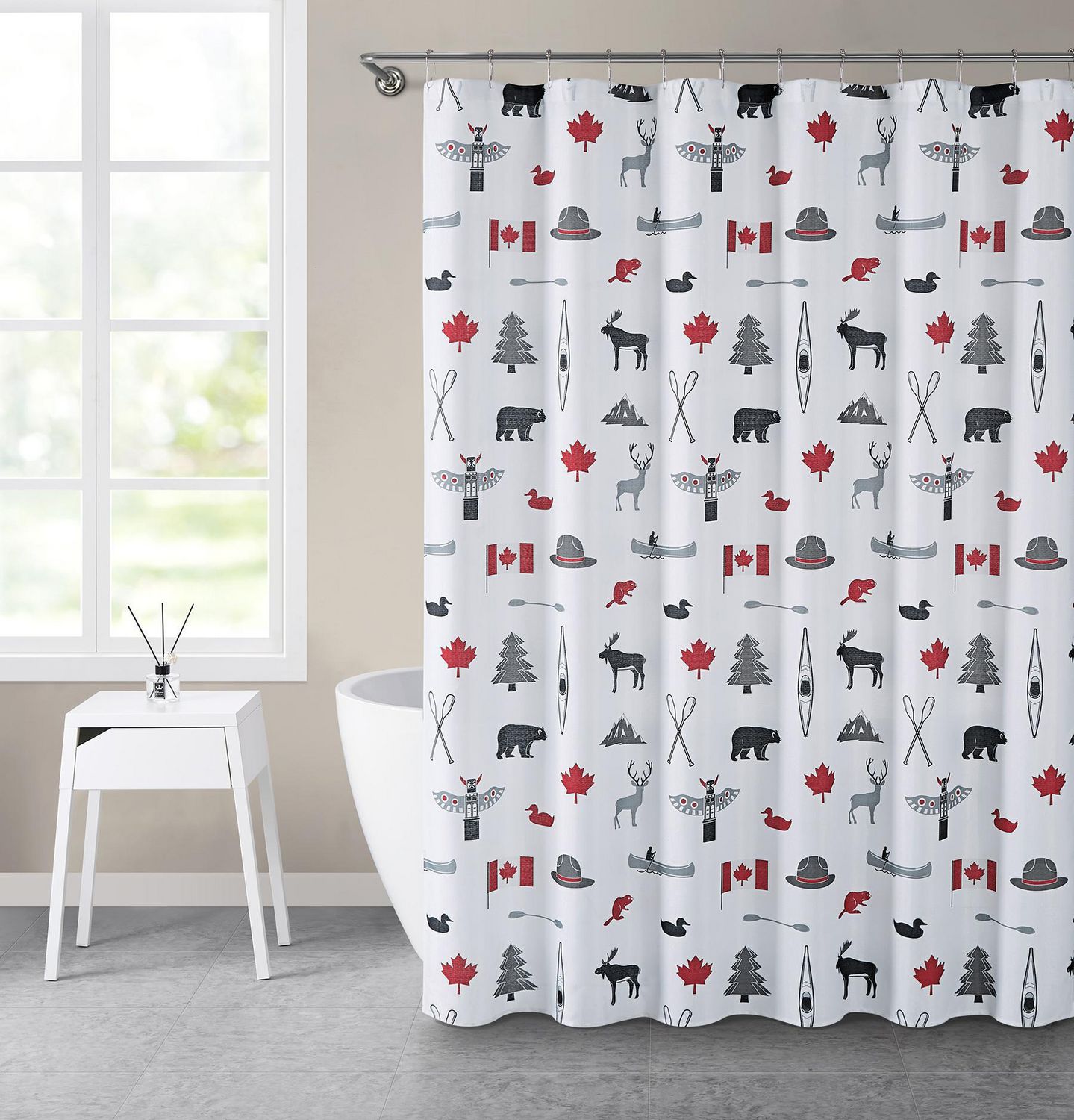 Canadiana Oh Canada 70X72 Shower Curtain | Walmart Canada