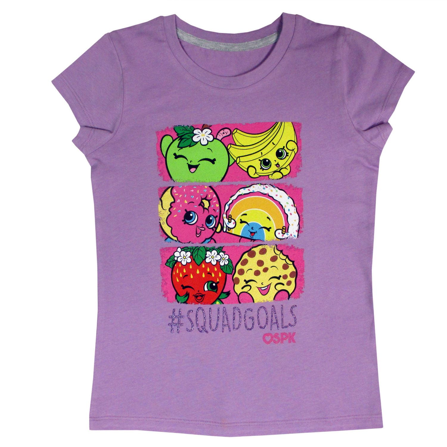 Shopkins Girls' Short Sleeve Tee Shirt | Walmart Canada