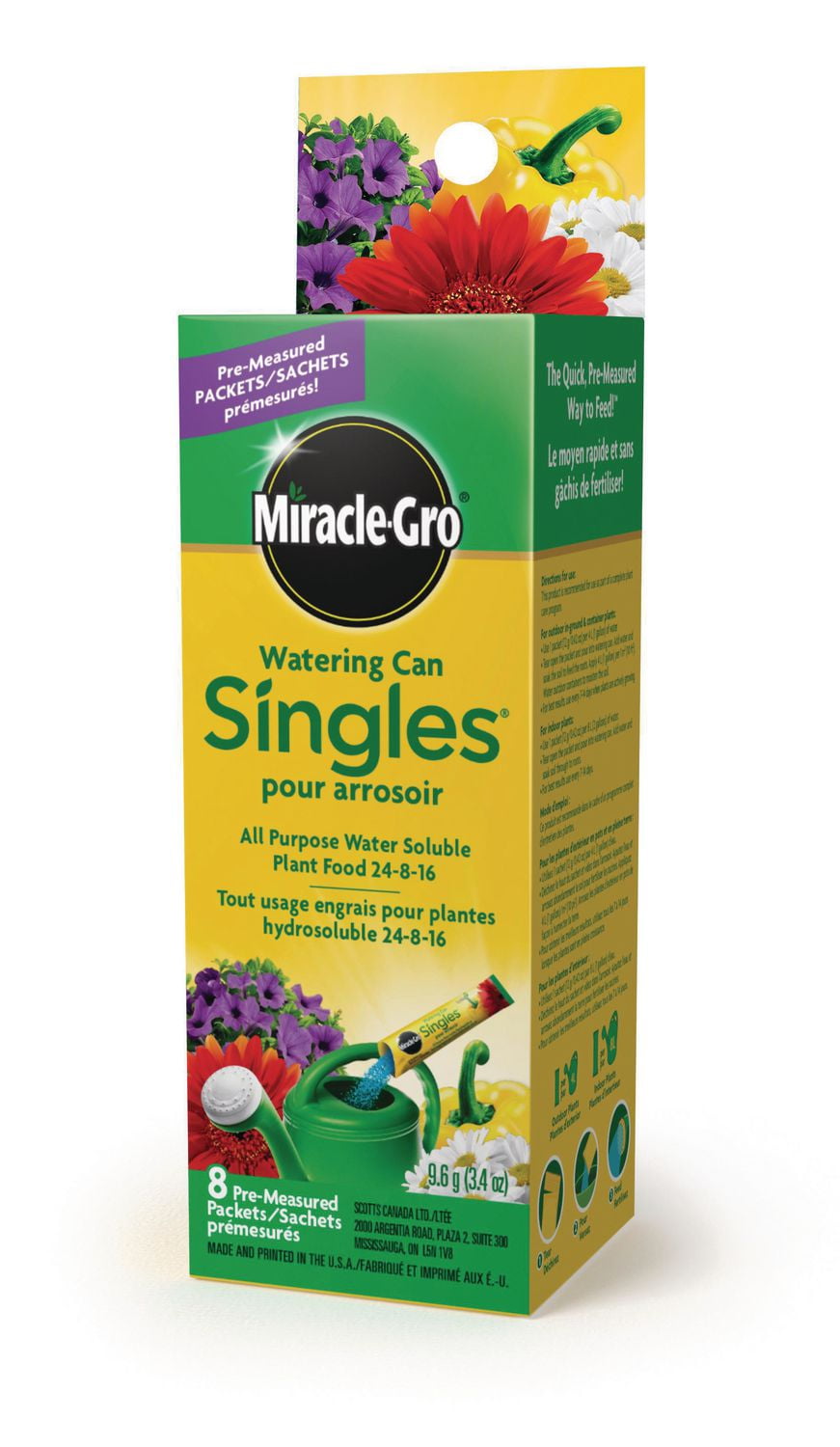 MiracleGro Watering Can Singles All Purpose Water Soluble Plant Food