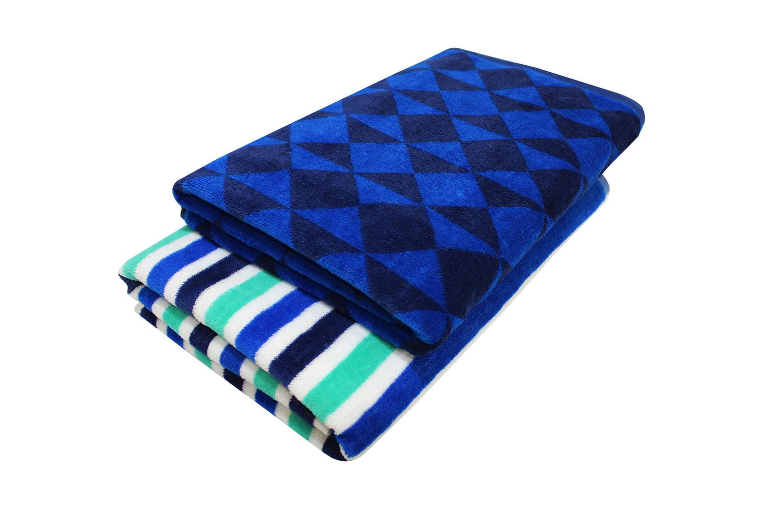MAINSTAYS 2PACK BEACH TOWELS BLUE Walmart Canada