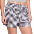 thumbnail image 4 of No Boundaries Women's Cotton Sleep Boxer, 4 of 6