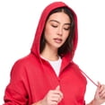 thumbnail image 4 of No Boundaries Women's Oversized Full Zip Hoodie, 4 of 6