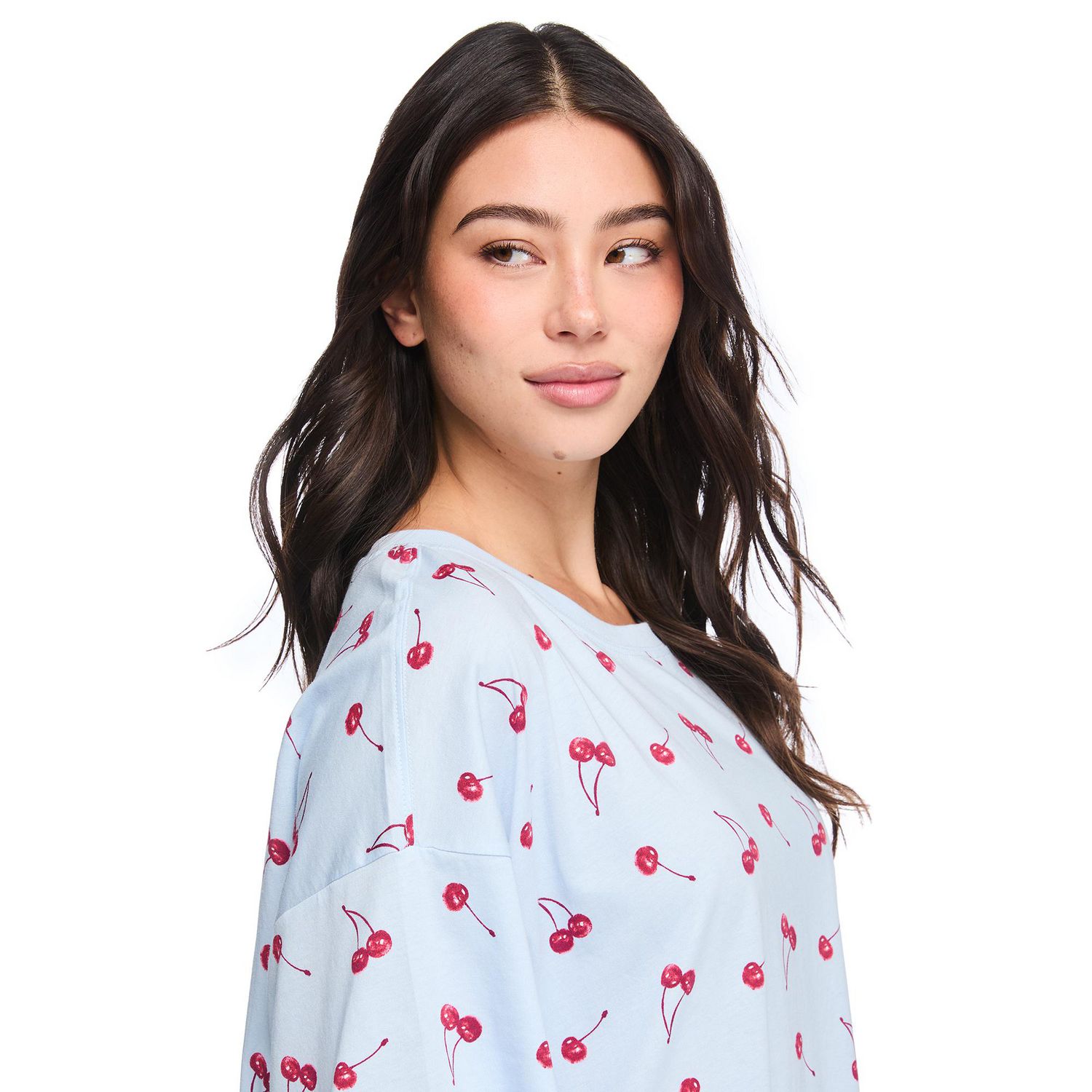 T-shirt de nuit à manches courtes No Boundaries pour femmes