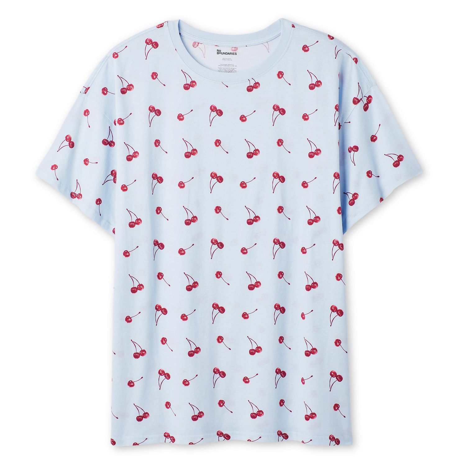 T-shirt de nuit à manches courtes No Boundaries pour femmes