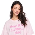thumbnail image 4 of No Boundaries Women's Short-Sleeve Sleep T-Shirt, 4 of 6