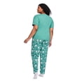 thumbnail image 3 of George Women's Plus Two Piece Pajama Set, 3 of 6