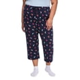 thumbnail image 1 of George Women's Plus Printed Sleep Capri, 1 of 6