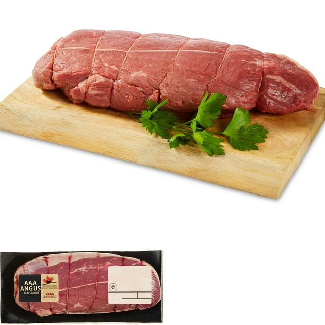 Rôti de pointe de surlonge, Mon marché fraîcheur, 1 morceau, Bœuf Angus AAA, 0.82 - 1.02 KG