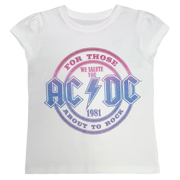 ACDC Girls toddler short sleeve t-shirt - Walmart.ca