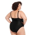 thumbnail image 3 of Krista Plus Women's V-Neck One-Piece D-Cup Swimsuit, 3 of 7