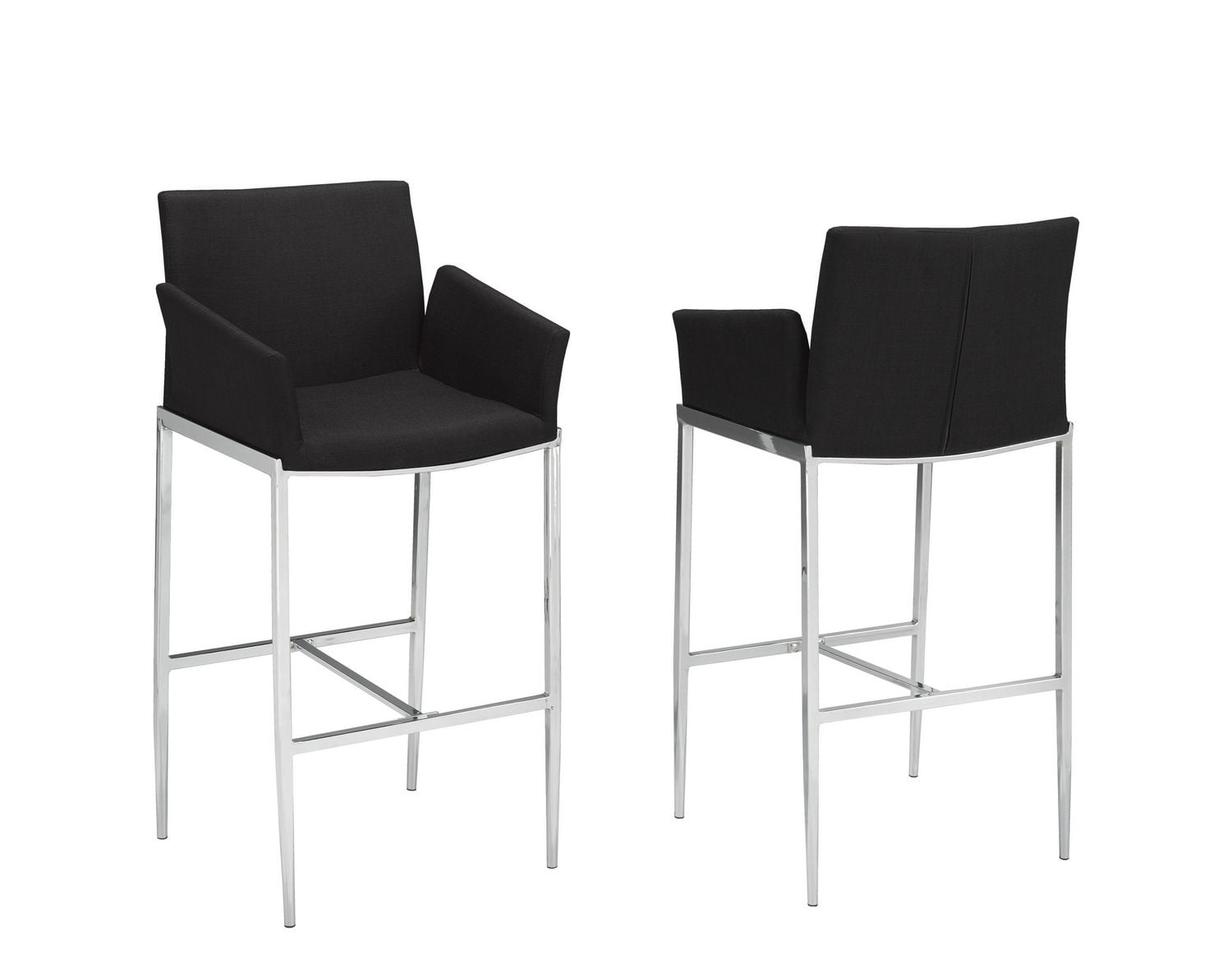 Bras Inc Ellis 29 Bar Stool Set Of 2 Black Canada