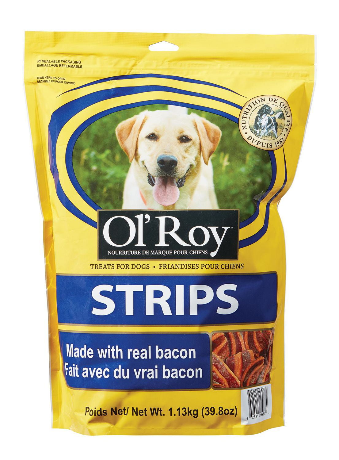 Ol' Roy Ol’Roy Bacon Strips Treats for Dogs Walmart Canada