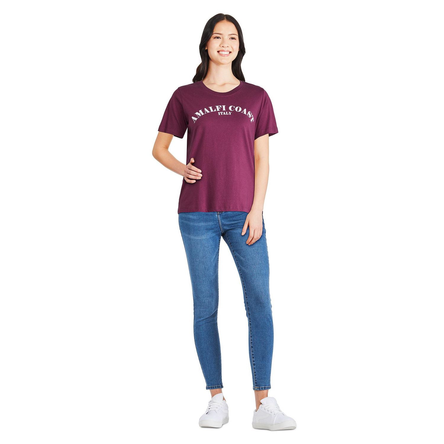 T-shirt à encolure ras du cou George pour femmes