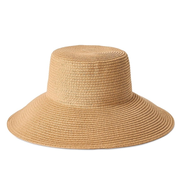 Time and Tru Women's Straw Bucket Hat