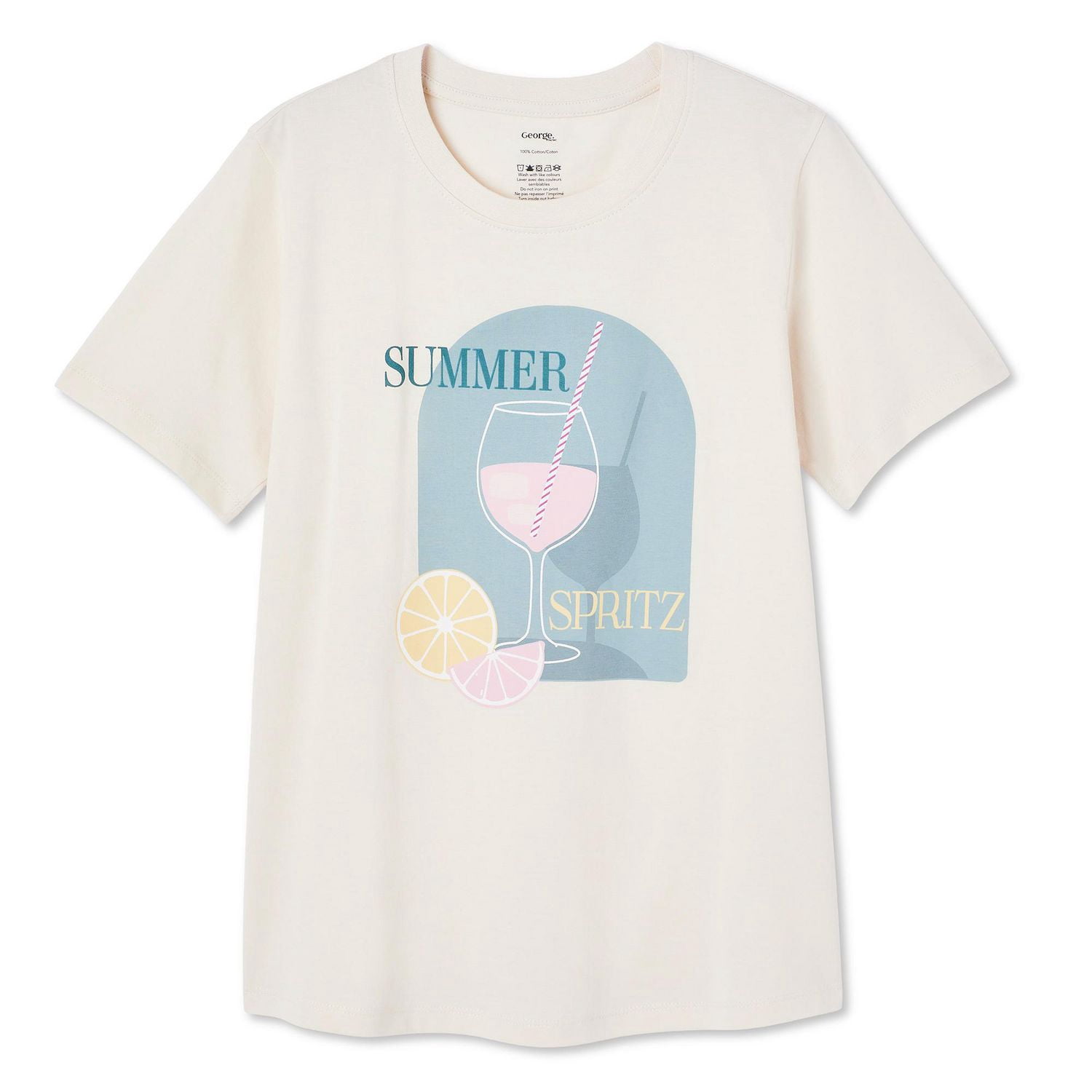 T-shirt à encolure ras du cou George pour femmes