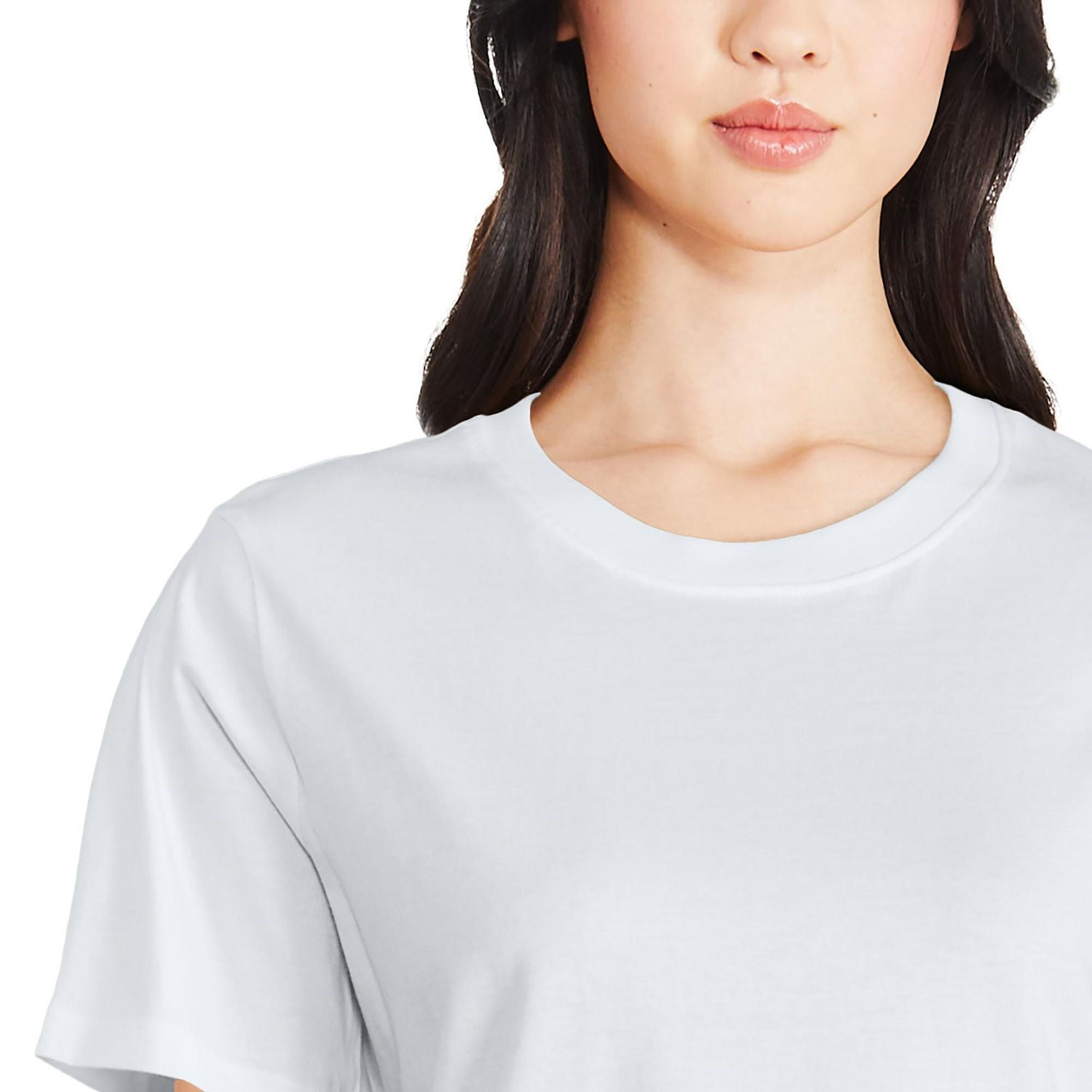T-shirt à encolure ras du cou George pour femmes Tailles TP–TTG