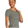 thumbnail image 2 of George Women's Side Ruched Tee, 2 of 6