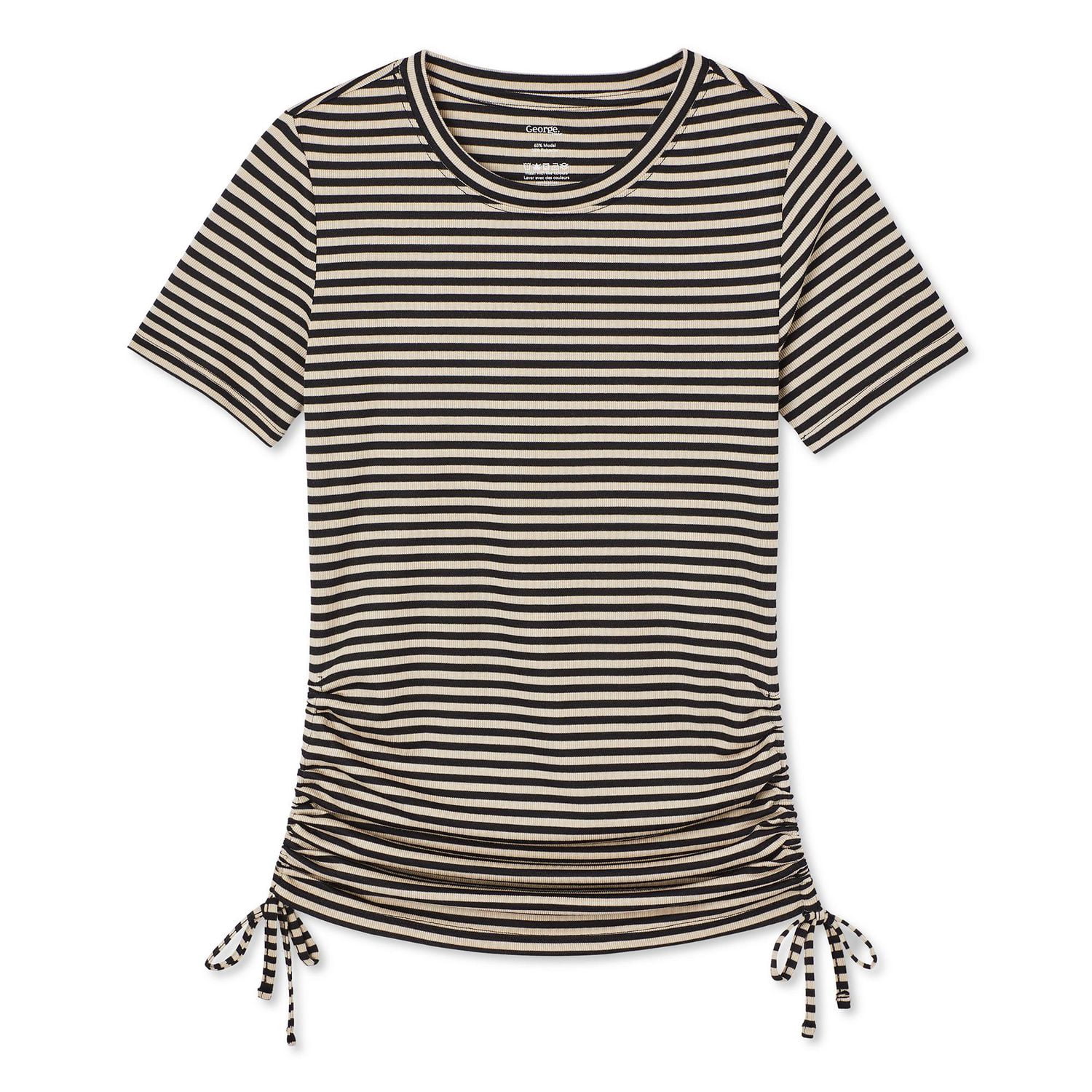 T-shirt ruché sur les côtés George pour femmes