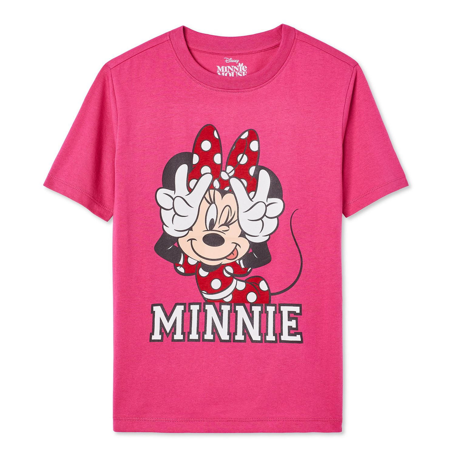 Disney Girls' Minnie Mouse Short Sleeve Tee