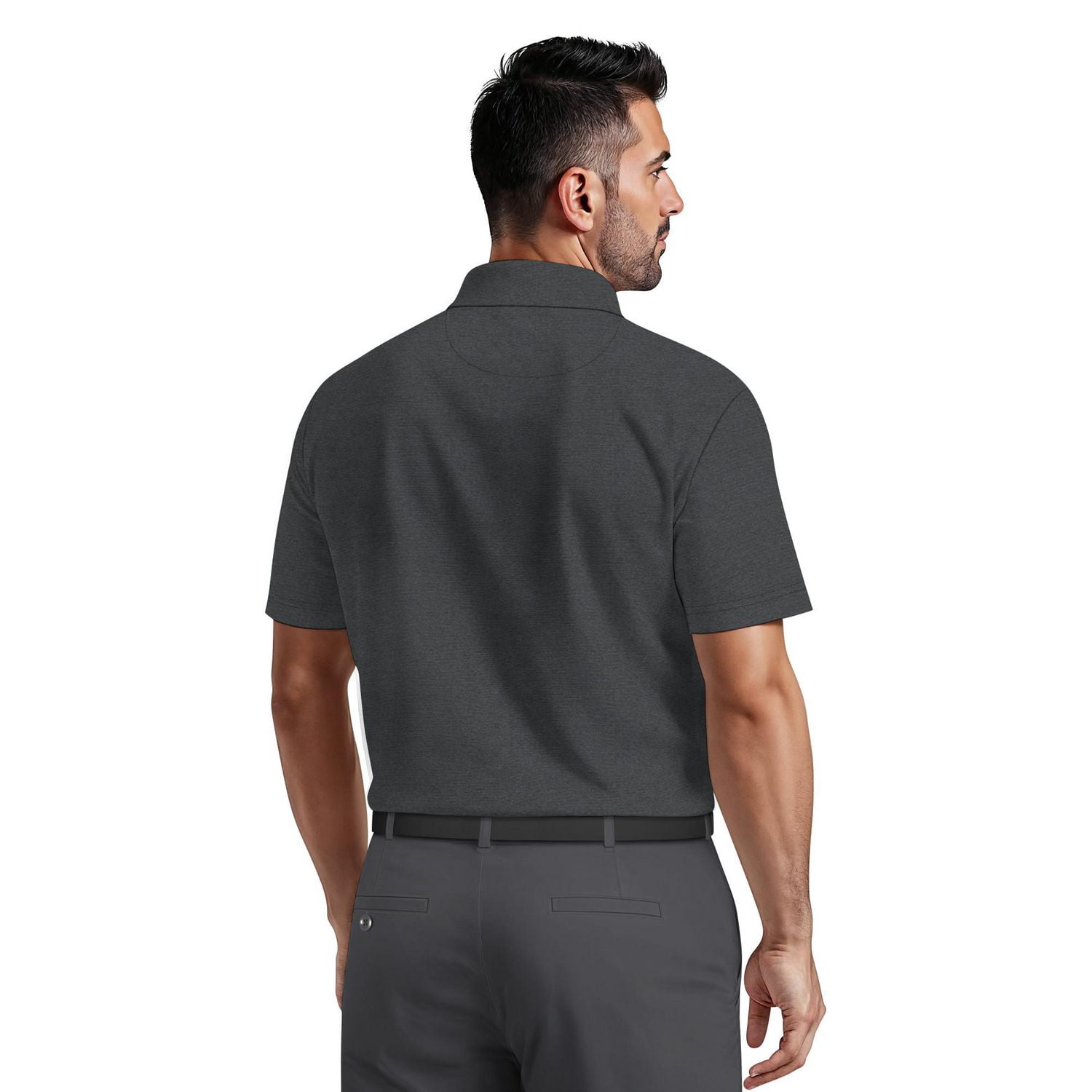 Polo de golf à manches courtes imprimé Ben Hogan Performance pour homme