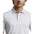 thumbnail image 4 of Polo de golf à manches courtes Ben Hogan Performance pour homme, imprimé géométrique, 4 of 8
