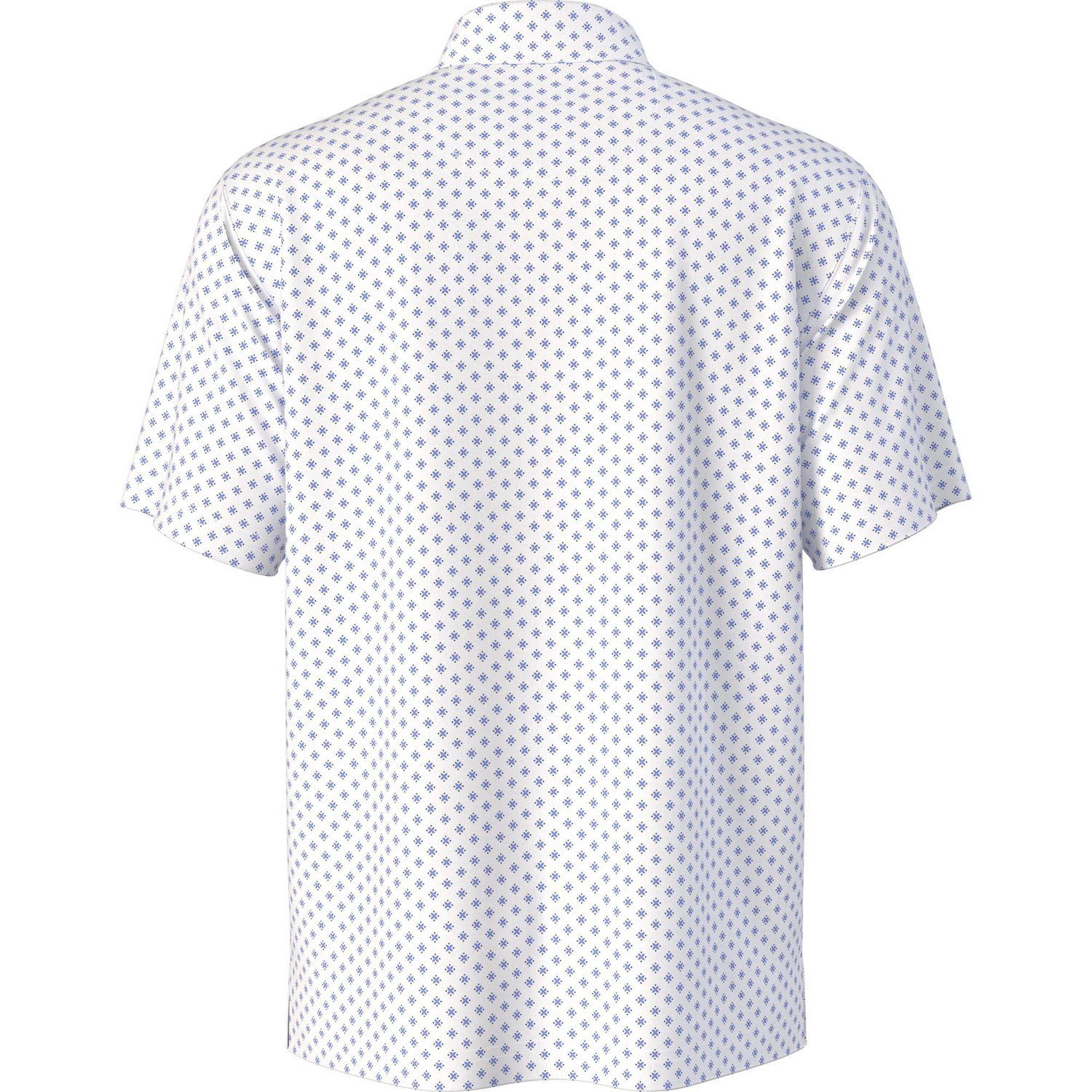Ben Hogan Performance Men's Gentleman Geo Print Short Sleeve Golf Polo Shirt