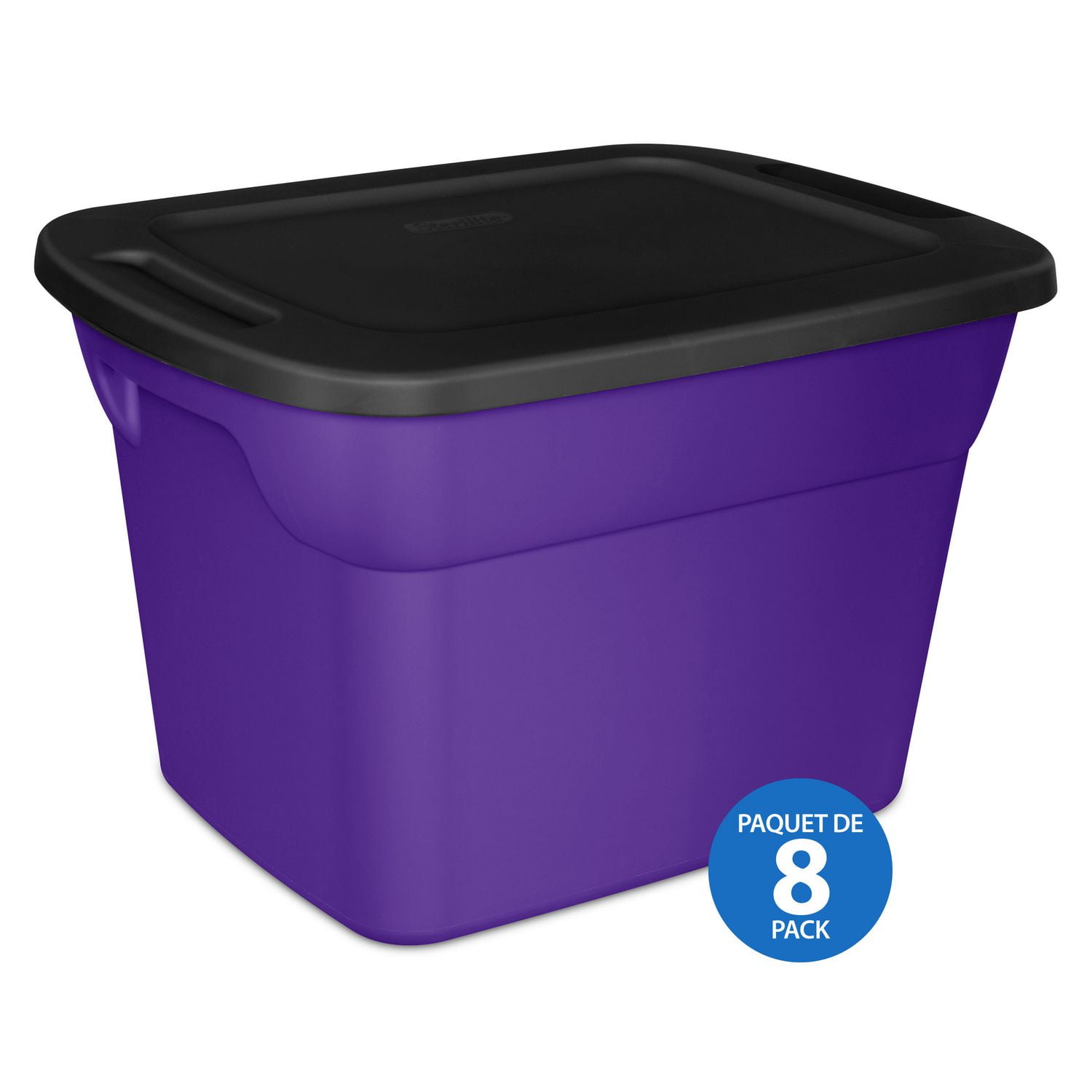 Sterilite 68L Tote Purple 8Pk Walmart Canada