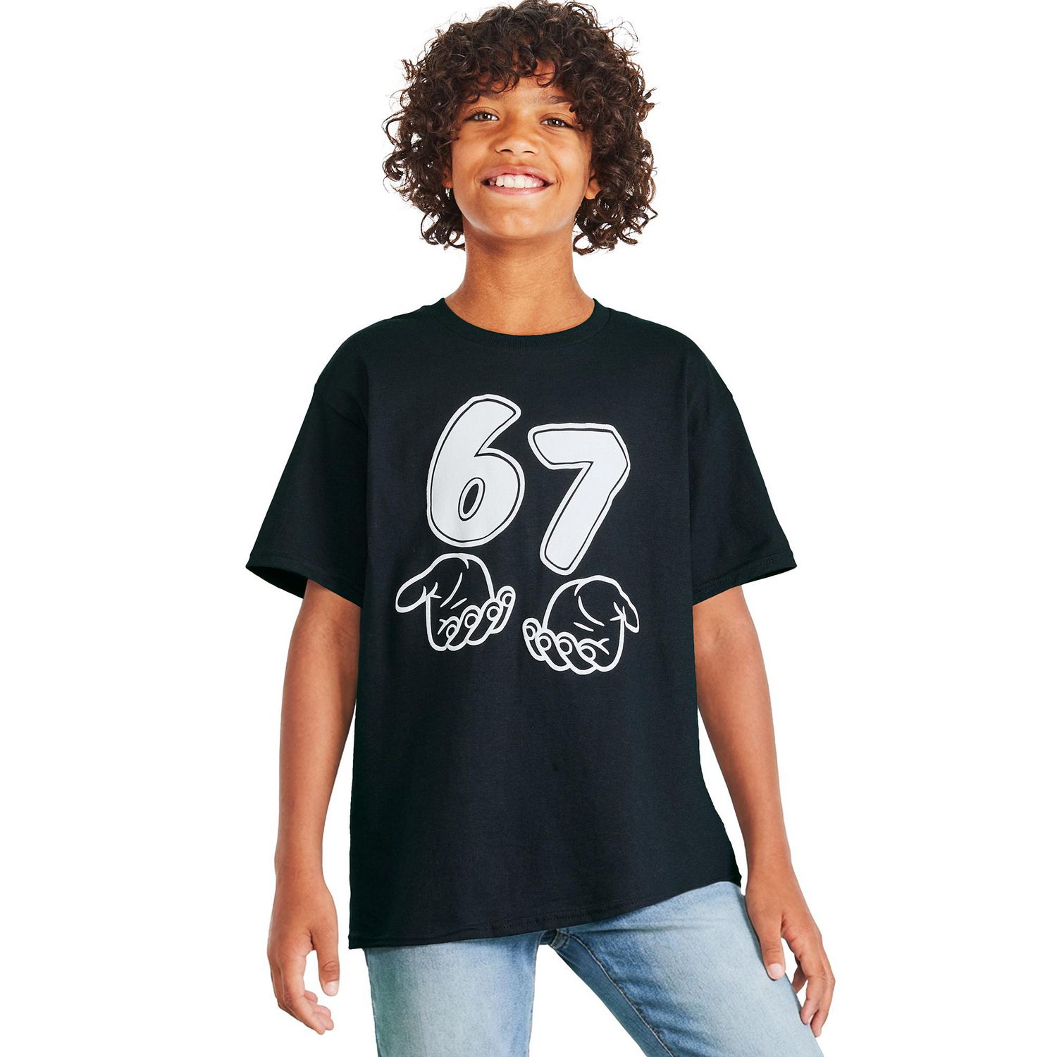T-shirt à manches courtes et imprimé graphique Action Apparel pour garçons