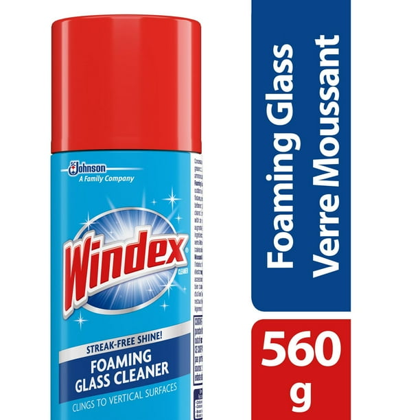 Windex Foaming Glass and Window Cleaner Spray, 560g Walmart.ca